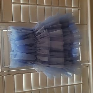 Light Blue Ruffle Dress